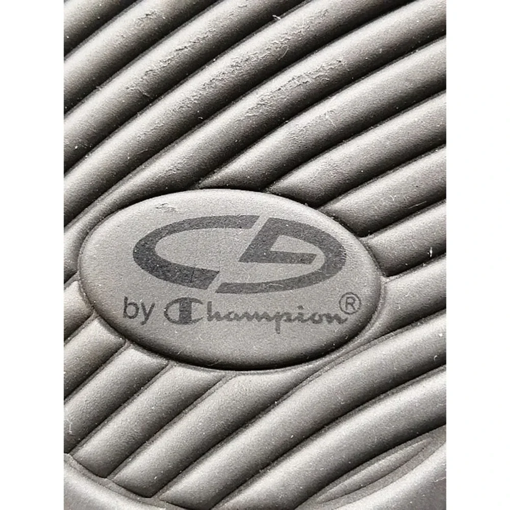 Champion Sandals Mens Black L 11/12 Sport Flip Flop Thong Shoe Beach‎ Casual